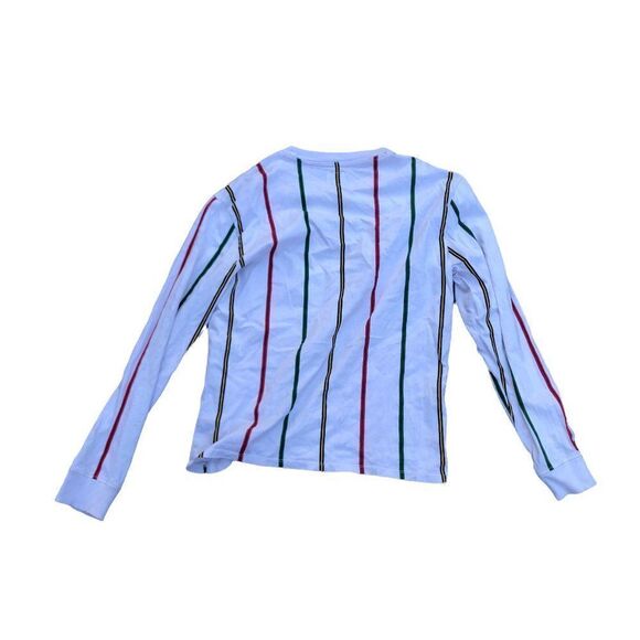 STRIPED Guess Shirt Guess Los Angeles White Medium Vertical - Picture 2 of 7